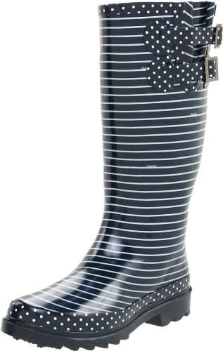 Chooka Womens Classy Stripe Knee-High Boot