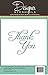 Thank You Cookie and Craft Stencil CM068 by Designer Stencils