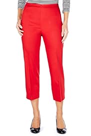 Cotton Rich Stretch Cropped Trousers