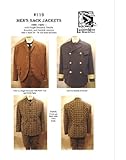 1860-1900 Mens' Sack Jacket Pattern, with Single, Double Breasted and Norfolk Versions