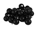 Club Pack of 48 Shiny Black Glass Ball Christmas Ornaments 2" (50mm)