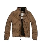 Abercrombie & Fitch Men’s Fur Lined Khaki Winter Coat