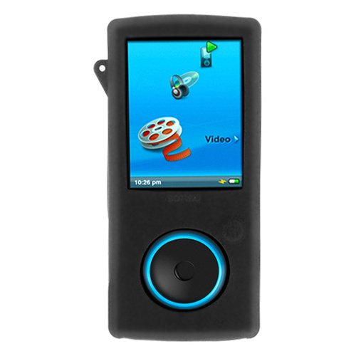 Sandisk Sansa View 8gb 16gb Flexible Soft Silicone Skin Case - Black