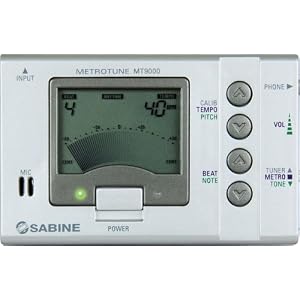 Sabine MT9000 MetroTune Chromatic Tuner and Metronome (LCD)