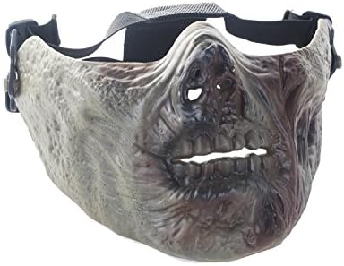 Sharkly Walking Dead Cosplay Zombie Skeleton Skull Bone Half Face Protect Mask Econ Model