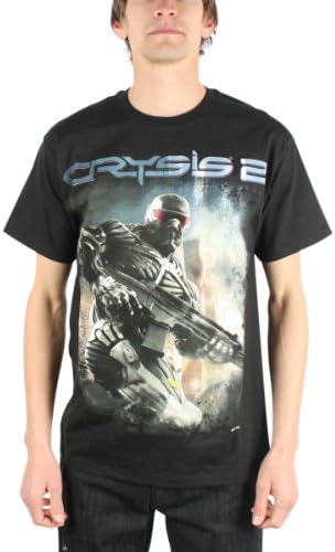 Crysis 2 - Action Mens T-Shirt in Black, Size: Medium, Color: Black