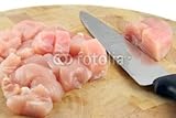 Wallmonkeys Peel and Stick Wall Decals - Chicken on a Chopping Board - 72