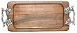 Wood Grape Vine Serving Tray 16"L
