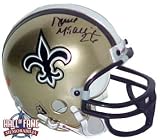 Deuce McAllister Autographed/Hand Signed New ORleans Saints Authentic Mini Helmet
