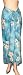 Full Size Pareo: Palm Fronds on Turquoise