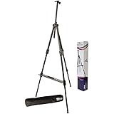 US Art Supply Huntington (Large) 72 Inches Tall Aluminum Tripod Field & Display Easel-Extra Sturdy Premium Metal Construction (1-Easel with Free Carry Bag)