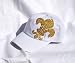 Flashy Gold Fleur De Lis Saints White Hat Cap Visor
