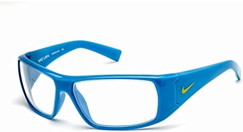 Designer Radiation Leaded Protective Eyewear in Full Rim Plastic Frame - Lava - Blue Hero Yellow Strick - 59-14-120