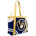 MLB Milwaukee Brewers Canvas Tailgate Tote