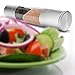 Salt & Pepper Grinder Set - 2 in 1 Combo Stainless Steel Mill - Dual Action Adjustable Tool Built to Last by BruArcher