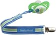 Booginhead Pacifier Holder, Blue/Green/White