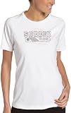adidas Women's Spor-T Soccer Tee, White, Large