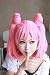 Sailor Moon Chibi Usa / Sailor Chibimoon pink pre-style cosplay wig+ pink wig cap