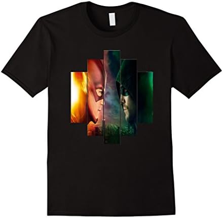 Men's Flash VS Green Arrow T-Shirt Small Black