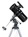 Black TwinStar 6" Short Tube Reflector Telescope EQ Mount