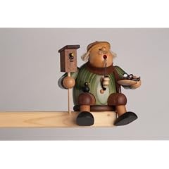 KWO R�uchermann Erzgebirge Kantenhocker Vogelfreund 17cm