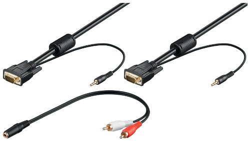 1aTTack Monitorkabel (15 polig HD Stecker auf 15 polig HD Stecker) 5m schwarz Preisvergleich