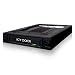 ICY DOCK MB448SR-B 2.5 SATA Aluminum Removable Internal Hard Drive enclosure, Mobile Rack for 3.5 Floppy Slot - Black