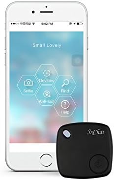Bluetooth Tracker, Key Finder, Item Finder, Phone Finder, With A Couple Key Chain Save 30% -JXCHAI (2 Pack black)