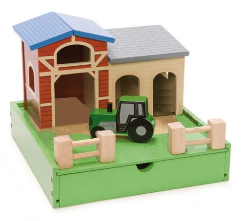 Childrens Toyshop  Toys : Sport and Playbase Mini Farm & Animal Play Set (D21 X H12 X W21.3cm)
