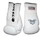 White Lace up Gloves