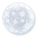 20" DECO BUBBLE-SNOWFLAKES ALL AROUND