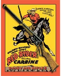 Tin Sign Daisy Red Ryder