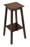 FTS - Art Deco Phone/Plant/Hall Table Antique Walnut Finish 136-190-21