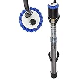 Flexzion Submersible Aquariums Heater Glass 110V 200W Adjustable Temperature 18-34C with 2 Suction Cups for Fresh Water or Saltwater All Size Fish Tank