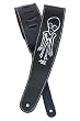 Planet Waves Joe Satriani Leather Guitar Strap, Grey Man