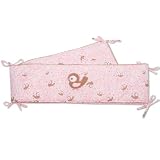 from Baby Boum Baby Boum 28 x 340cm Cotton Rich Thick and Extra Long Playpen and Cot Bumper (Gimik Bird Collection, Pink) (Model 203GIMIK50)
