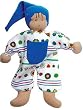 Under The Nile Print Blue Pocket Doll