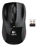 Logitech - V450 Nano Black - Souris laser sans fil - Noir