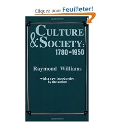 Culture and Society, 1780-1950