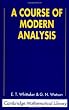 A Course of Modern Analysis