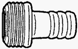 L R Nelson N1958F Standard All Brass Hose End