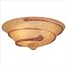  : Monte Carlo Fan Company MC121 Serpent Bowl Ceiling Fan Light Kit or Semi Flush Mount Finish: Mission