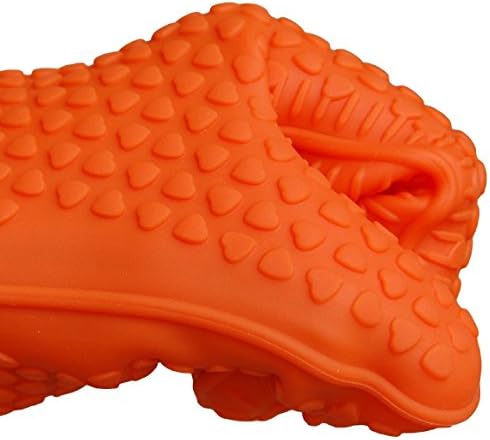 Silicone Oven Gloves. Very Thick 178g Heat Resistant Brand. Protect Your Hands When Handling Hot Food. Great For The BBQ, Grilling, Roasting, Boiling And Many More Uses. By SHROGS.