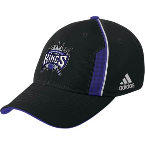 adidas Sacramento Kings Black Official Team Flex Fit Hat