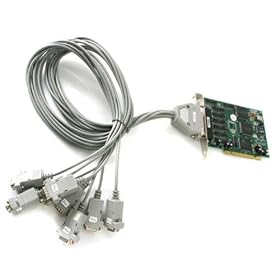 Startech 8 Port PCI RS232 Serial Adapter Card High Speed 16950 cable included
