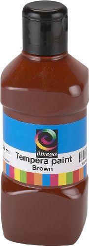 Omega Tempera Paint, 250ml, Brown