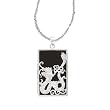 925 Silver Dragon & Black Onyx Pendant