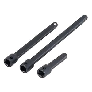 TEKTON 4965 3/8-Inch Drive Impact Extension Bar Set 3-Piece