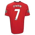 Manchester United 2009-10 OWEN #7 Home Soccer Jersey (Size Large)