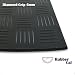 Diamond-Grip Rubber Mats & Flooring - Black - 6MM Thick - 4 by 8 feet Roll Diamond-Grip Rubber Mats & Flooring - Black - 6MM Thick - 4 by 8 feet Roll cover image